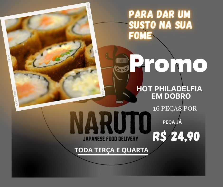 NARUTO DELIVERY Cardápio - Delivery de Comida japonesa em Guarapari