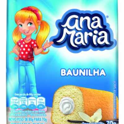 Bolinho Ana Maria baunilha 70 g