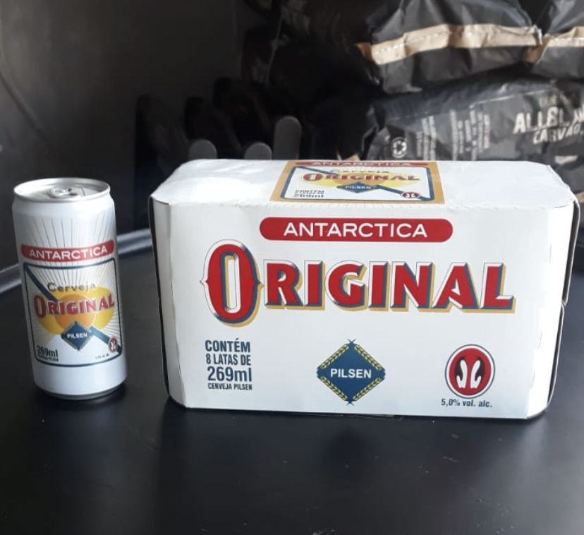 Cerveja Antarctica Original 269ml (8 unidades)