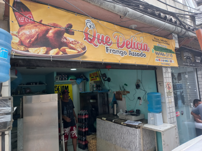Que delicia frango assado & hambúrgueria