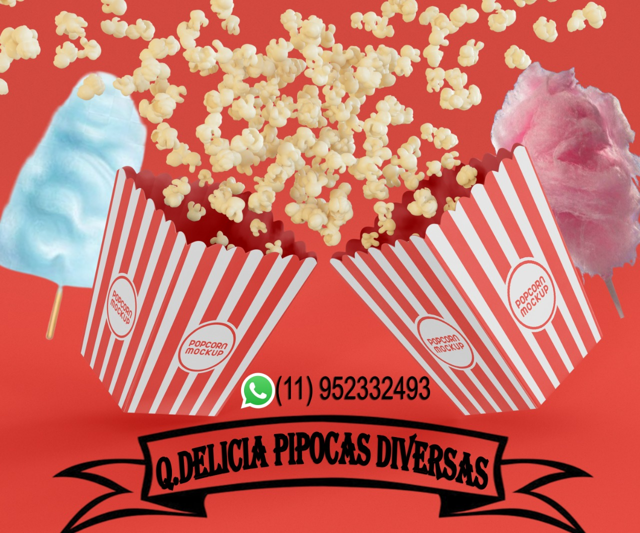 Q Delicia Pipocas Diversas