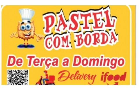 Pastel com borda