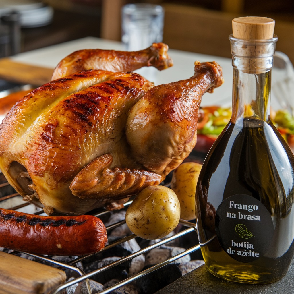 Frango na Brasa - Botija de Azeite