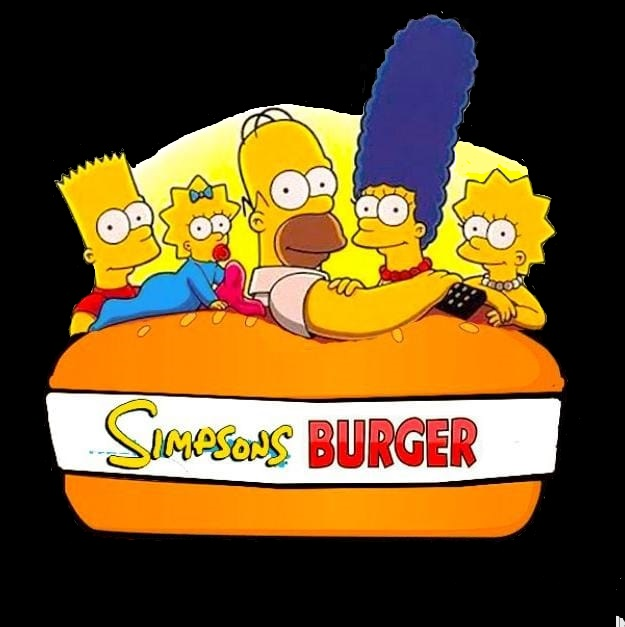 Simpsons burger