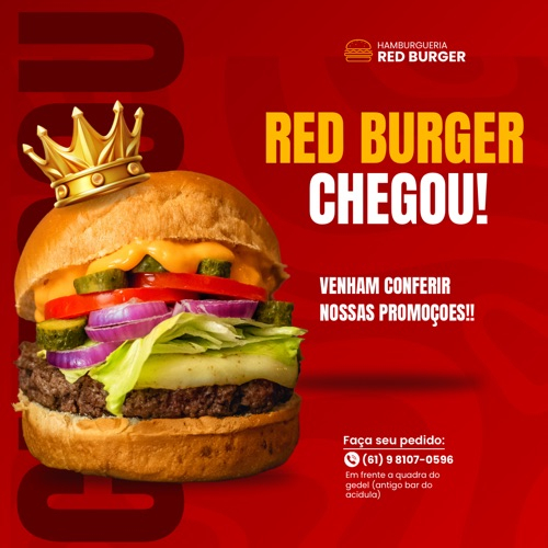 Red burguer Hamburgueria e pizzaria