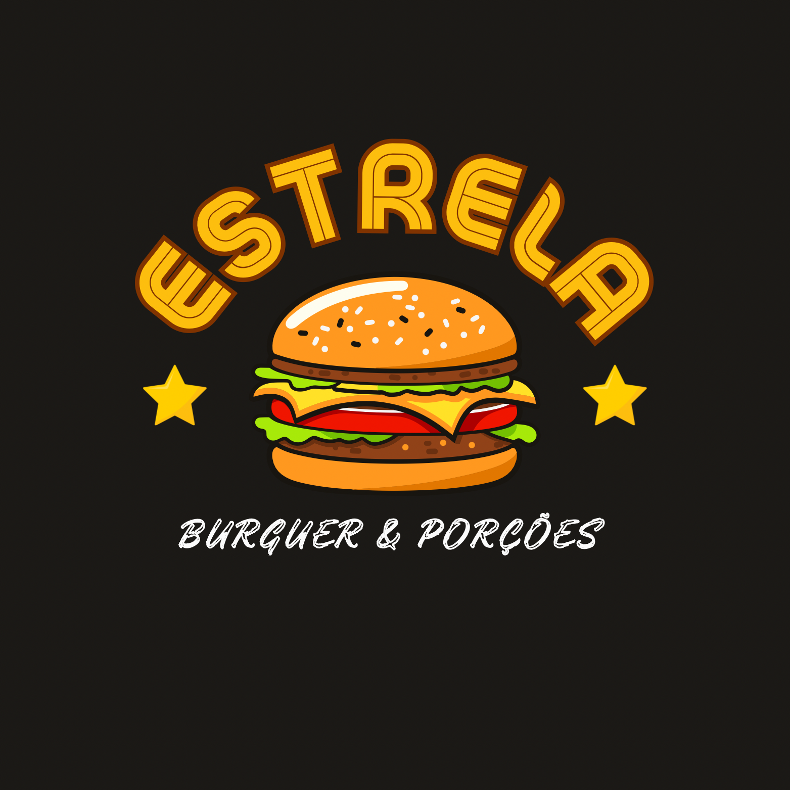 Estrela Burguer e porções
