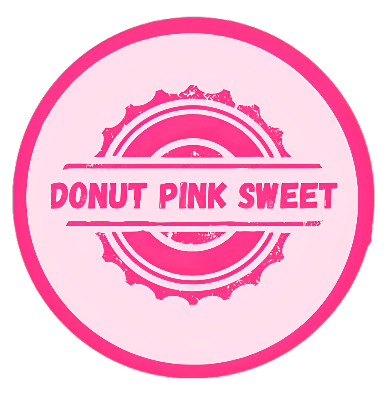Donut Pink Sweet