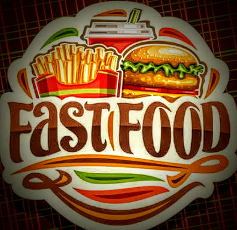 Fastfood lanches e bebidas