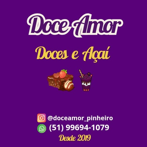 Doce amor doces e açaí