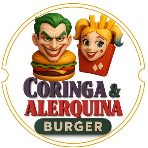 Coringa e Arlequina burguer