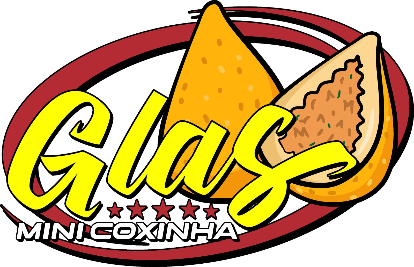 Glas mini coxinha