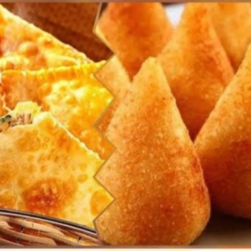 Pastéis e coxinhas