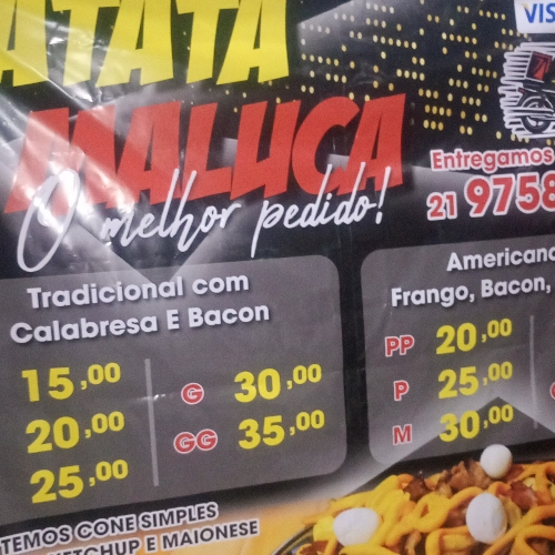 Batata maluca  da cxd
