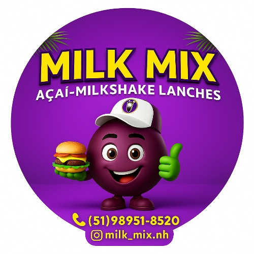 Milk Mix Lanches - Porções - Açaí -  MilkShake