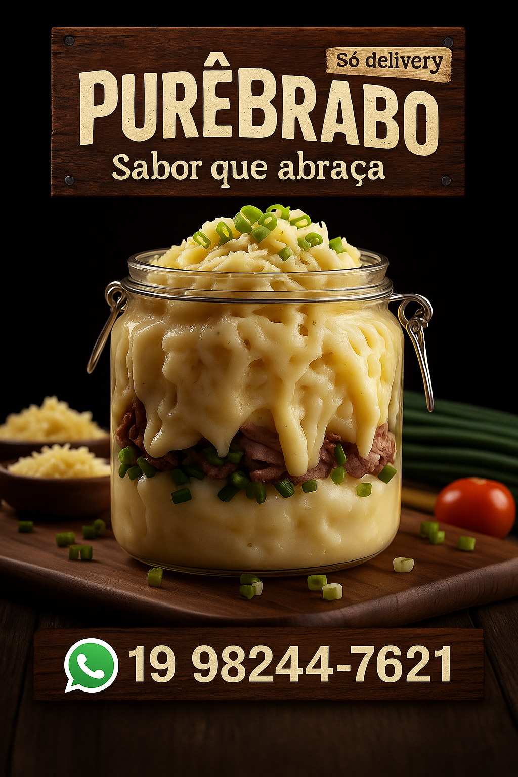 Batata Recheada PurêBrabo