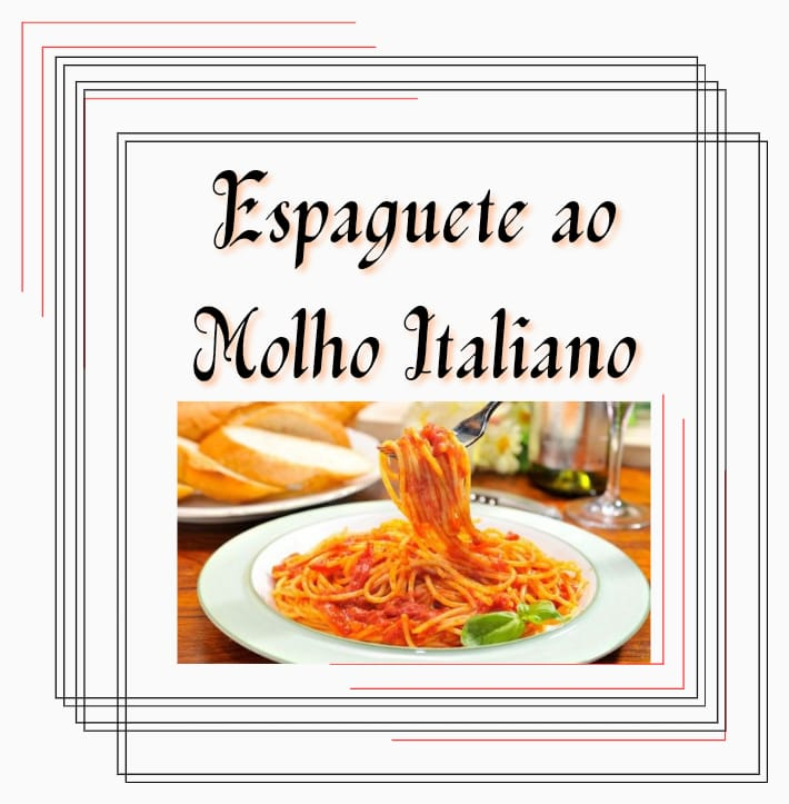 Espaguete ao Molho italiano