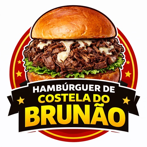 Hambúrguer de costela do Brunão