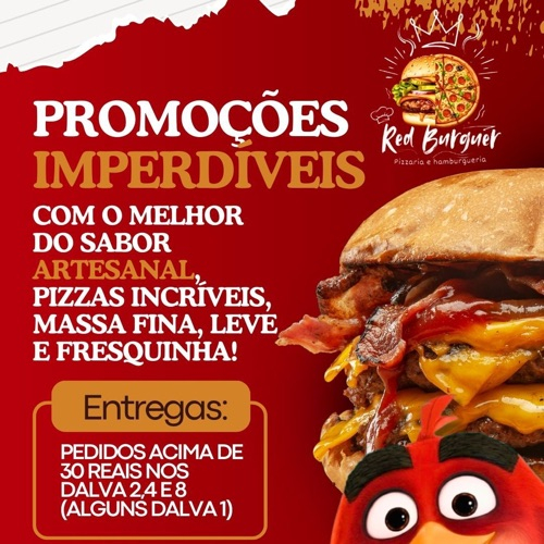 Red burguer Hamburgueria, pizzaria e conveniencia