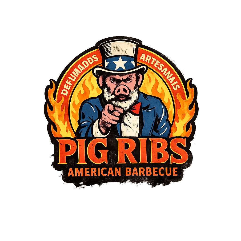 Pig Ribs American Barbecue