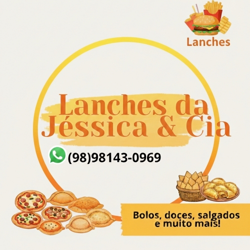 Cakes da JéssicaCIA. Lanches e salgados!