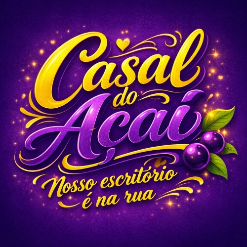 Casal do açaí na garrafa