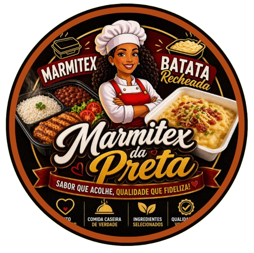 Marmitex E Batata Recheada Da Preta