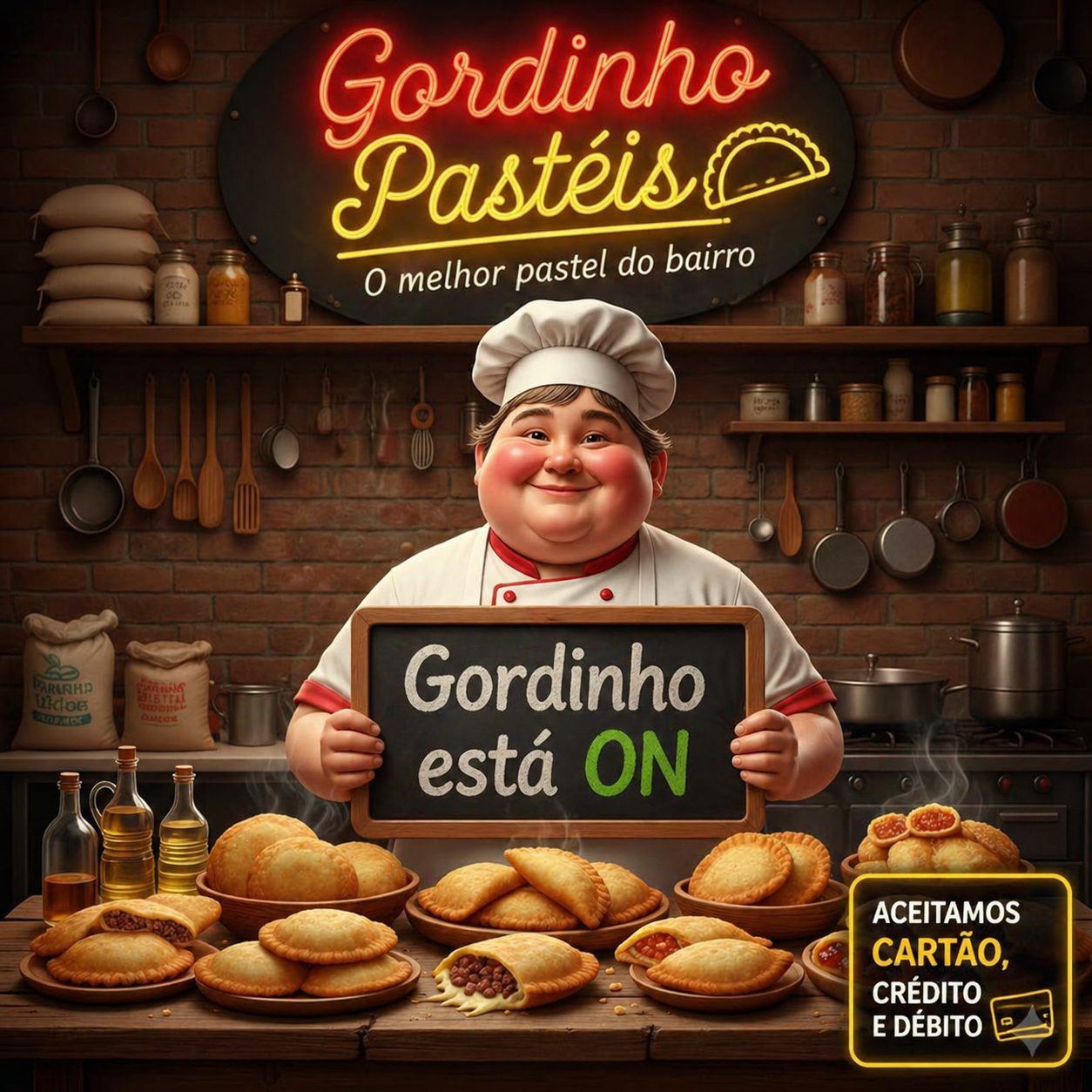 Gordinho pastéis