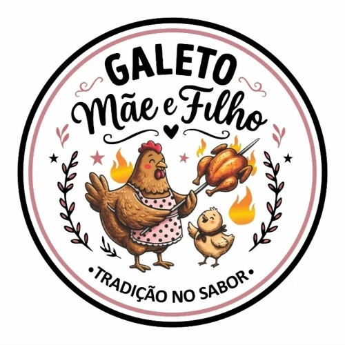 Galeto mãe  filho