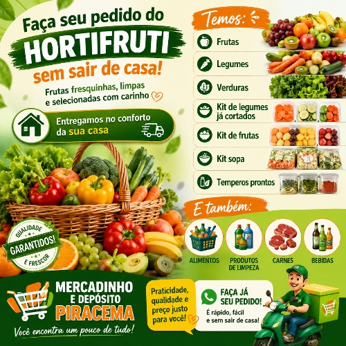 Mercadinho e depósito piracema