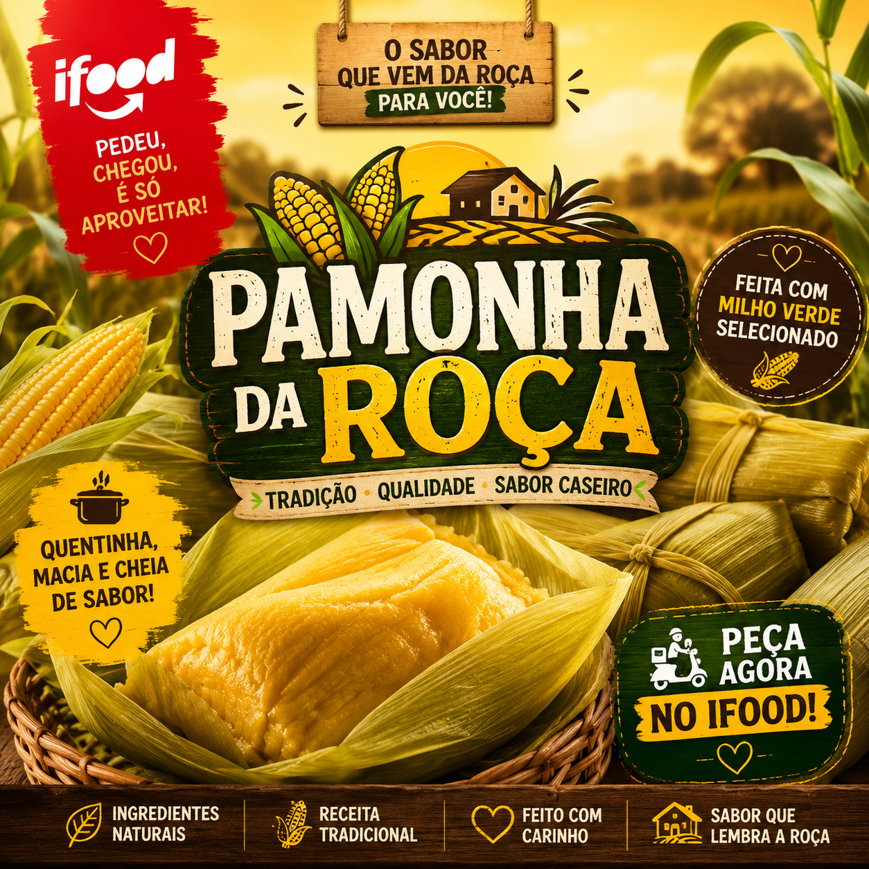 Pamonha da Roça