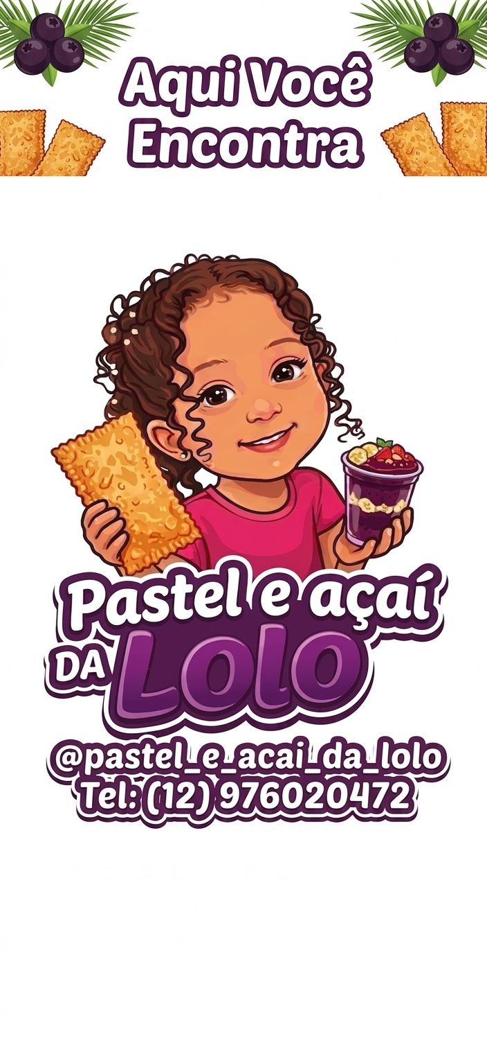 Pastel e açaí da lolo