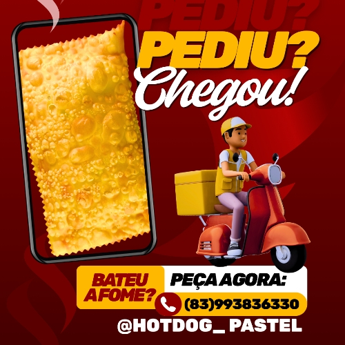 Hot dog pastel