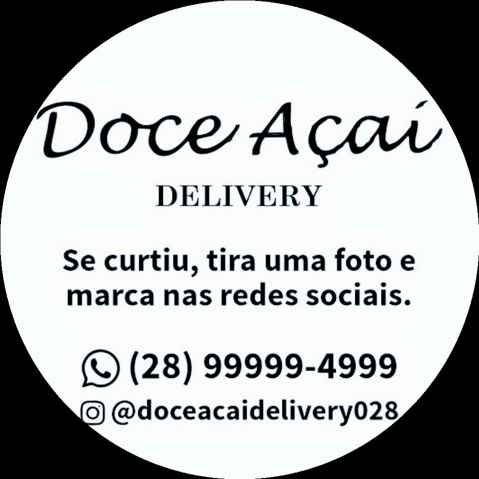Doce açaí delivery